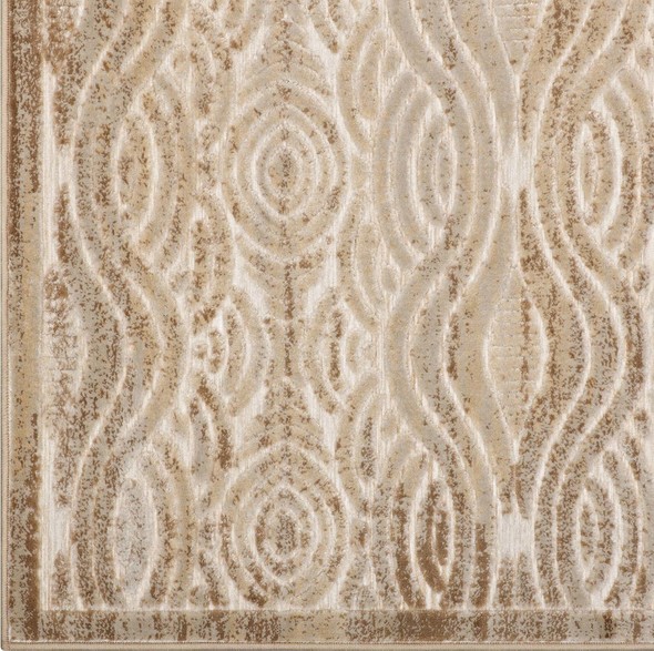 Modway Furniture Rugs Rugs Tan and Cream