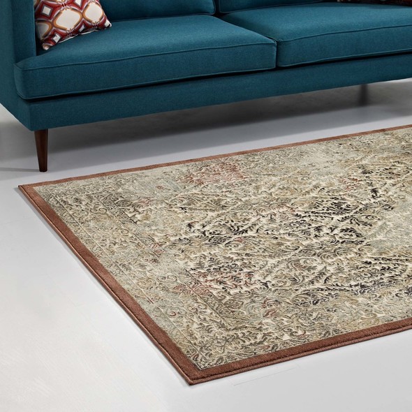  Modway Furniture Rugs Rugs Tan and Walnut Brown