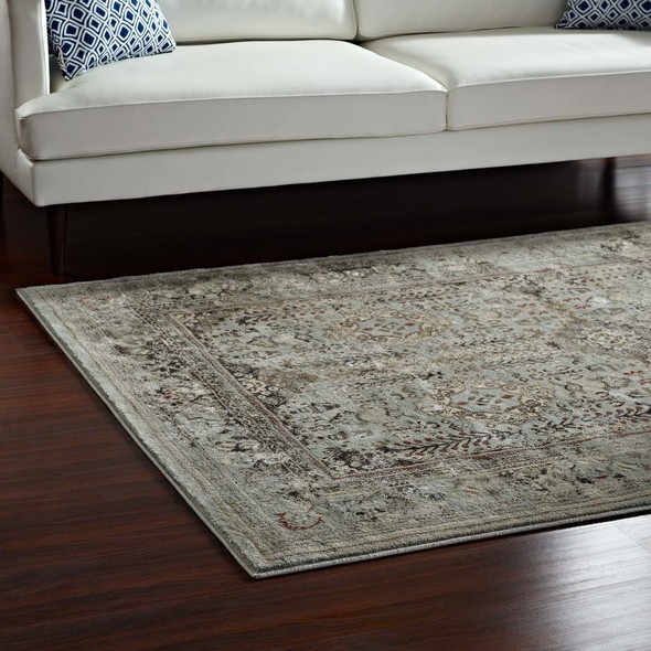  Modway Furniture Rugs Rugs Brown and Silver Blue