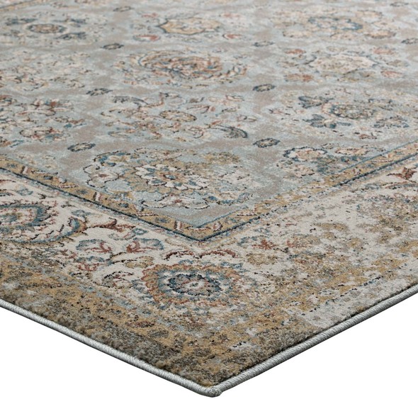  Modway Furniture Rugs Rugs Silver Blue, Beige and Brown