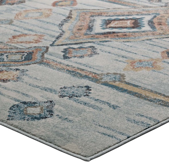  Modway Furniture Rugs Rugs Silver Blue, Beige and Brown