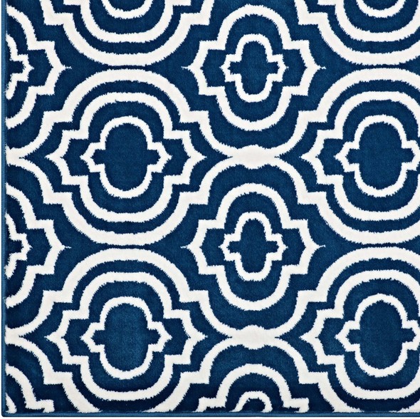  Modway Furniture Rugs Rugs Morcoccan Blue and Ivory