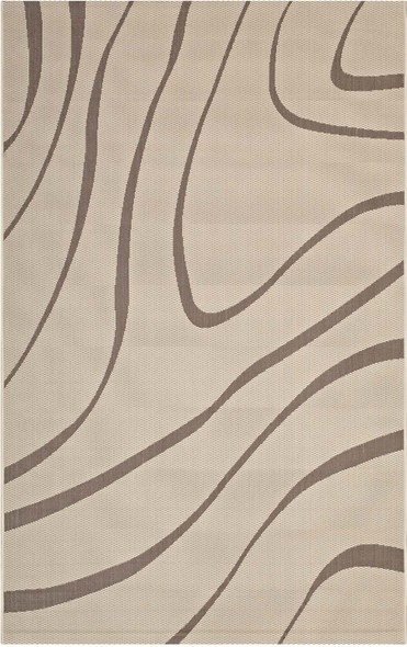 Modway Furniture Rugs Rugs Light and Dark Beige