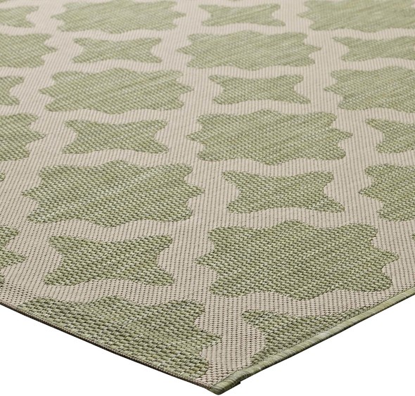  Modway Furniture Rugs Rugs Beige and Light Green
