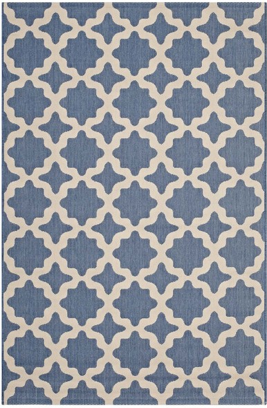 10 x 12 rugs for living room Modway Furniture Rugs Blue and Beige