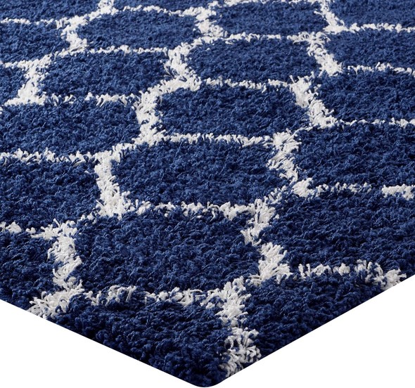Modway Furniture Rugs Rugs Navy and Ivory