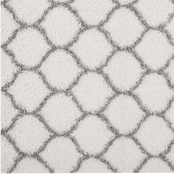 Modway Furniture Rugs Rugs Ivory and Gray