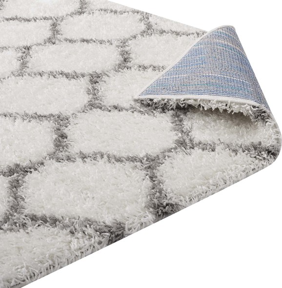 Modway Furniture Rugs Rugs Ivory and Gray
