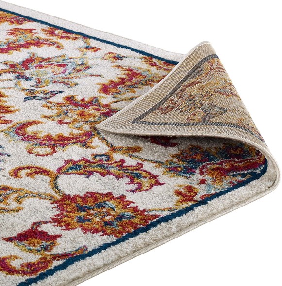 Modway Furniture Rugs Rugs Ivory, Blue, Orange, Yellow, Red
