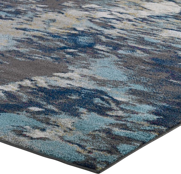 Modway Furniture Rugs Rugs Blue, Tan, Gray