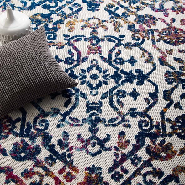 Modway Furniture Rugs Rugs Ivory, Dark Blue, Multicolored