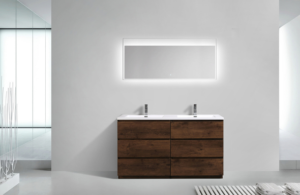 small bathroom sink cabinet ideas Moreno Bath Rose Wood finish