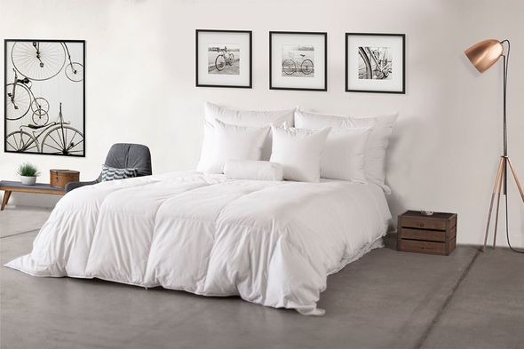 twin white bedding Ogallala Comforters White