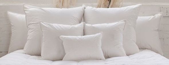 bed cushion queen Ogallala Bed Pillows White