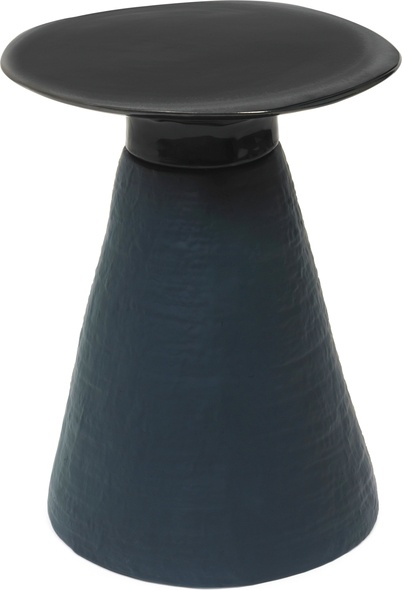metal pedestal table base Oggetti Black/Blue