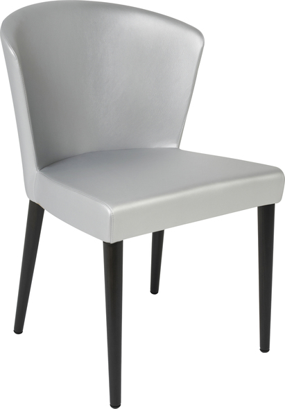 dining chairs velvet grey Oggetti Silver