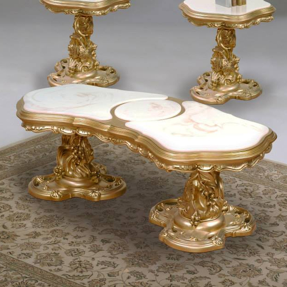 3 piece coffee table PolArt Coffee Tables Multiple options Classic Baroque