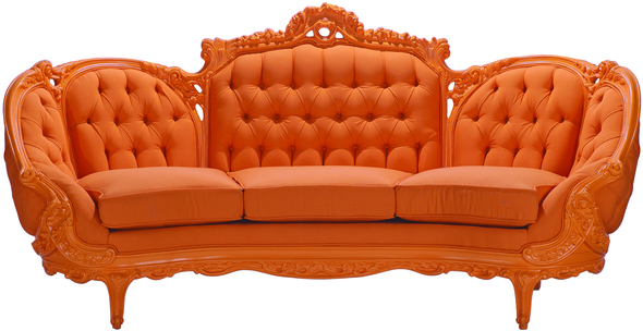 blue couch velvet PolArt Multiple options Classic Baroque