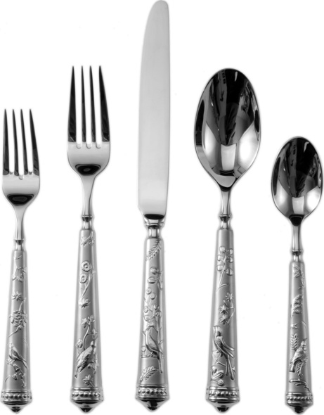 gold cutlery set Ricci Argentieri silver