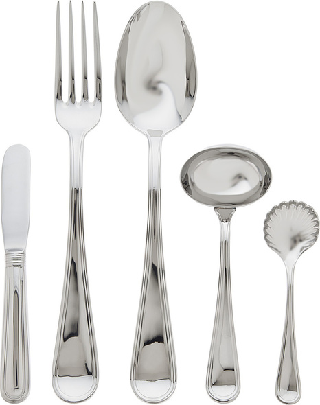a set of spoon and fork Ricci Argentieri Flatware Silver