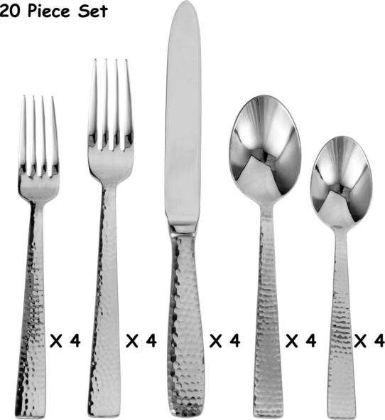 spoon and fork set Ricci Argentieri Silver