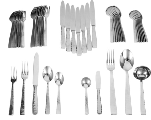 gold spoons and forks Ricci Argentieri silver