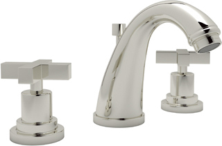 8 spread vanity faucet Rohl Lavatory Faucet POLISHED NICKEL Transitional