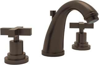 sink with handles Rohl Lavatory Faucet TUSCAN BRASS Transitional