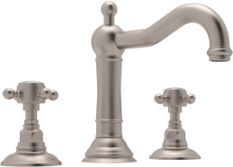 freestanding bathtub faucet with hand shower Rohl SATIN NICKEL