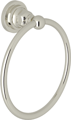 sinks bathroom Rohl Towel Ring POLISHED NICKEL Transitional