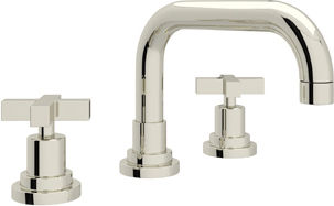 oil bronze sink faucet Rohl Lavatory Faucet POLISHED NICKEL Modern