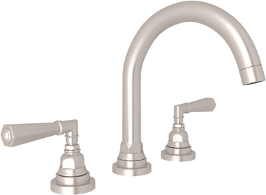 handle for sink faucet Rohl Lavatory Faucet SATIN NICKEL Transitional
