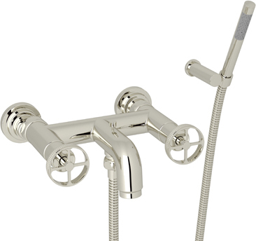 shower faucet bar Rohl Tub Fillers POLISHED NICKEL Transitional