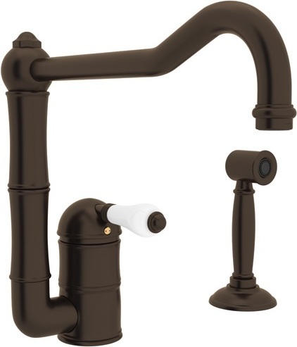 kitchen faucet combo Rohl SATIN NICKEL