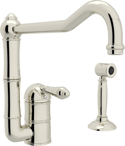 kitchen faucet combo Rohl POLISHED NICKEL