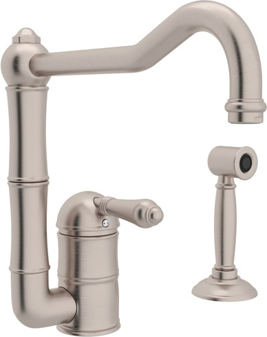 kitchen faucet combo Rohl SATIN NICKEL