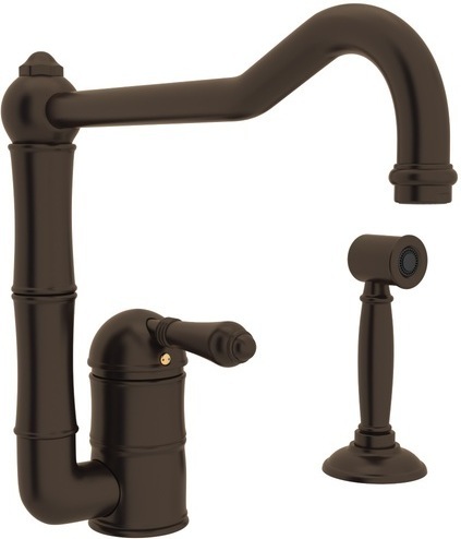 kitchen faucet combo Rohl TUSCAN BRASS