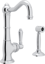 moen white kitchen sink faucets Rohl Kitchen Faucet POLISHED CHROME Traditional
