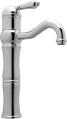 white pull out kitchen tap Rohl POLISHED CHROME