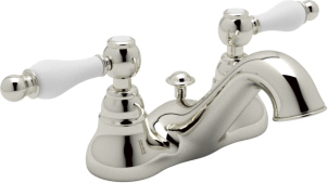 vanity basin sink Rohl Lavatory Faucet POLISHED NICKEL Traditional