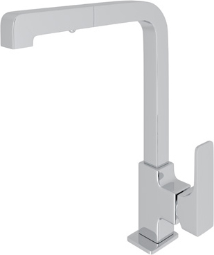 double handle pull down faucet Rohl Pull-Out POLISHED CHROME Modern