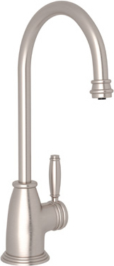 2 hole deck mount tub faucet with hand shower Rohl Kitchen Filtration SATIN NICKEL Transitional