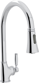 pull out sink faucet hose Rohl Pull-Down POLISHED CHROME Transitional