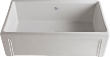 1.0 bowl sink Rohl KITCHEN SINKS WHITE Traditional