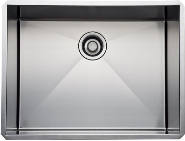 Rohl N/A Single Bowl Sinks BRUSHED STAINLESS STEEL Modern