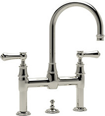 bathroom sink types Rohl Lavatory Faucet POLISHED NICKEL Traditional