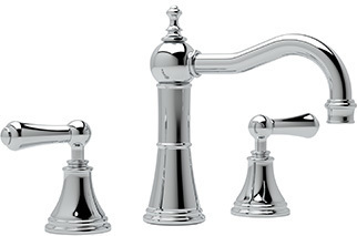2 handle bathroom faucet Rohl Widespread Faucet POLISHED CHROME Traditional