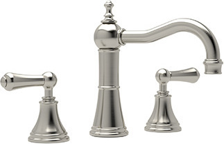 2 handle bathroom faucet Rohl Widespread Faucet SATIN NICKEL Traditional