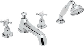 2 handle bathroom faucet Rohl POLISHED CHROME