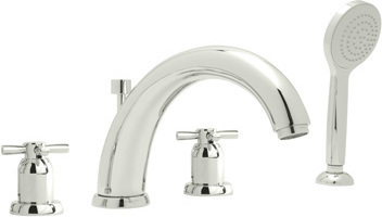 shower faucet brand Rohl TUB FILLER POLISHED NICKEL Transitional